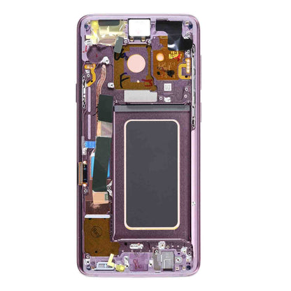 REPLACEMENT FOR SAMSUNG GALAXY S9 PLUS SM-965 LCD SCREEN DIGITIZER ASSEMBLY WITH FRAME - PURPLE