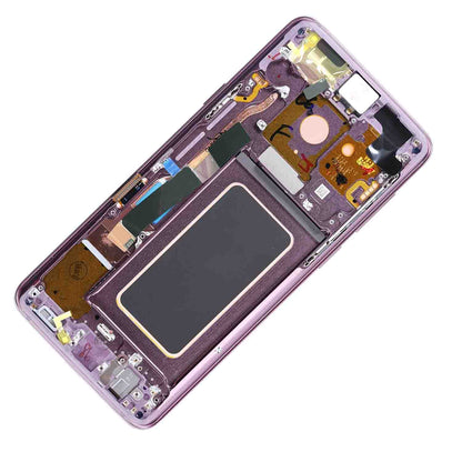 REPLACEMENT FOR SAMSUNG GALAXY S9 PLUS SM-965 LCD SCREEN DIGITIZER ASSEMBLY WITH FRAME - PURPLE