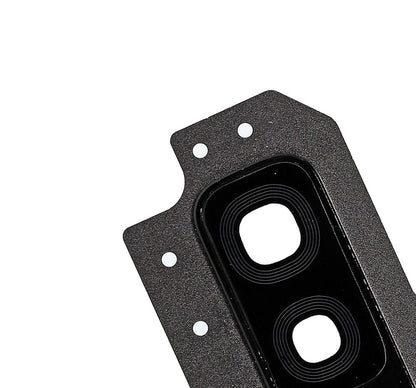 REPLACEMENT FOR SAMSUNG GALAXY S9 PLUS SM-G965 REAR CAMERA HOLDER WITH LENS - BLACK
