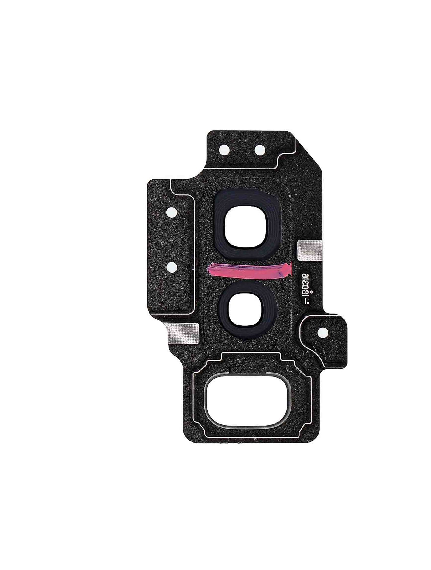 REPLACEMENT FOR SAMSUNG GALAXY S9 PLUS SM-G965 REAR CAMERA HOLDER WITH LENS - BLACK