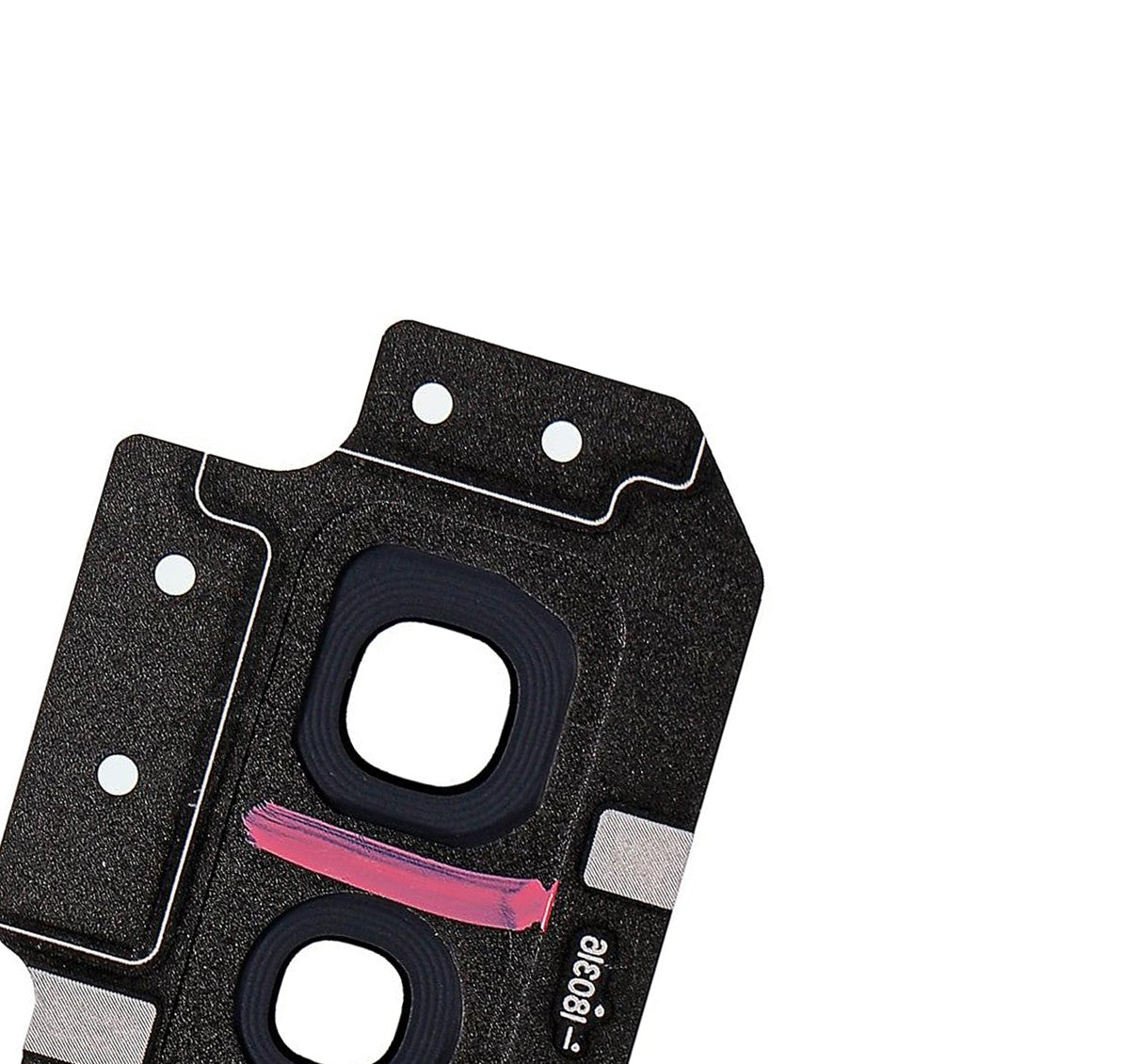 REPLACEMENT FOR SAMSUNG GALAXY S9 PLUS SM-G965 REAR CAMERA HOLDER WITH LENS - BLACK
