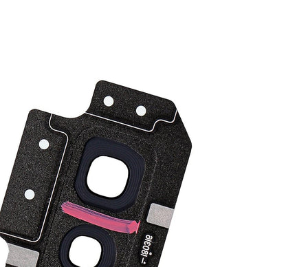 REPLACEMENT FOR SAMSUNG GALAXY S9 PLUS SM-G965 REAR CAMERA HOLDER WITH LENS - BLACK