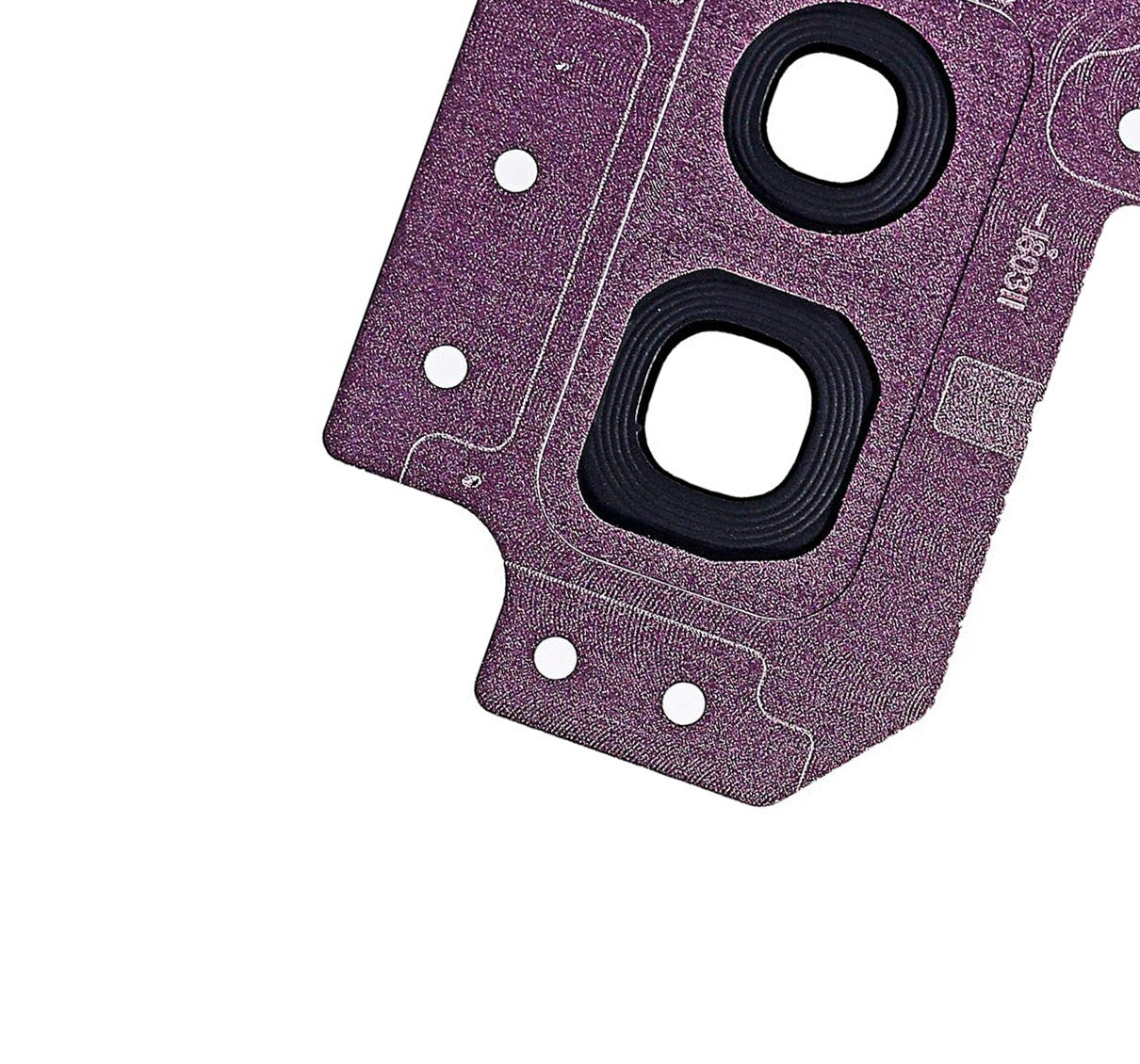REPLACEMENT FOR SAMSUNG GALAXY S9 PLUS SM-G965 REAR CAMERA HOLDER WITH LENS - PURPLE