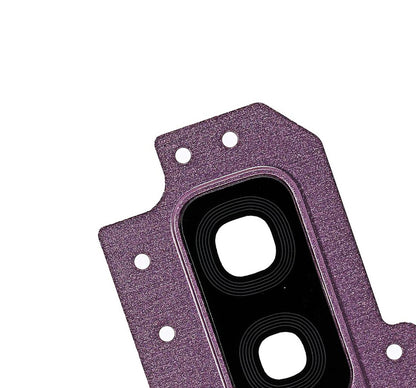 REPLACEMENT FOR SAMSUNG GALAXY S9 PLUS SM-G965 REAR CAMERA HOLDER WITH LENS - PURPLE