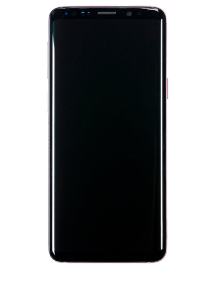 REPLACEMENT FOR SAMSUNG GALAXY S9 SM-960 LCD SCREEN DIGITIZER ASSEMBLY WITH FRAME - PURPLE