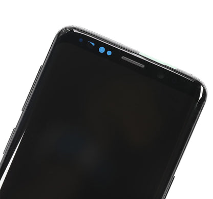 REPLACEMENT FOR SAMSUNG GALAXY S9 SM-960 LCD SCREEN DIGITIZER ASSEMBLY WITH FRAME - BLACK