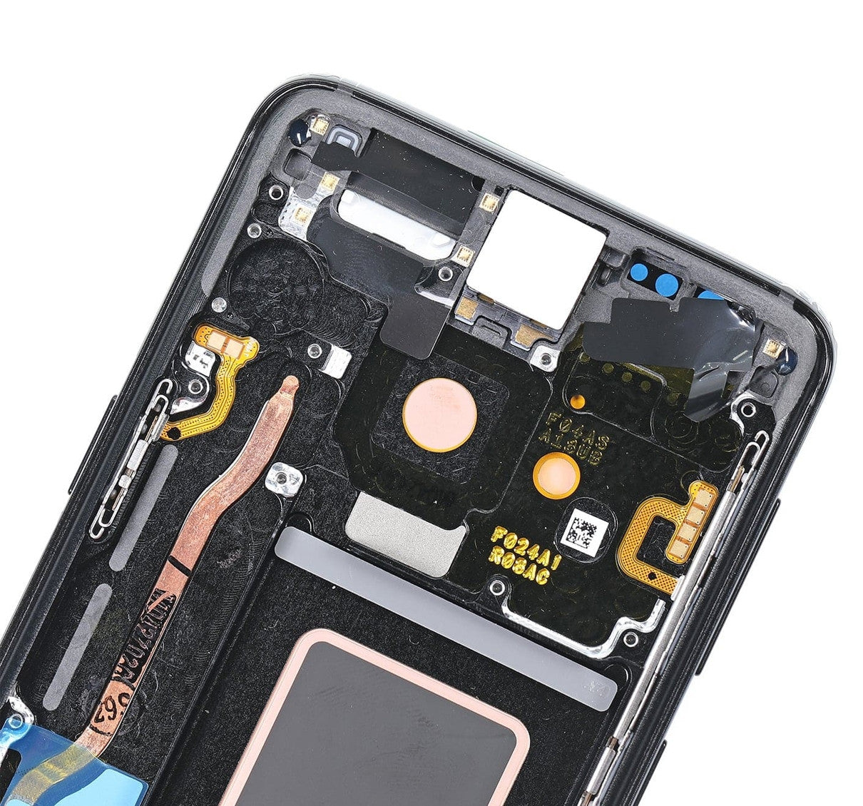 REPLACEMENT FOR SAMSUNG GALAXY S9 SM-960 LCD SCREEN DIGITIZER ASSEMBLY WITH FRAME - BLACK