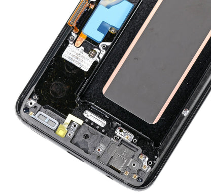 REPLACEMENT FOR SAMSUNG GALAXY S9 SM-960 LCD SCREEN DIGITIZER ASSEMBLY WITH FRAME - BLACK