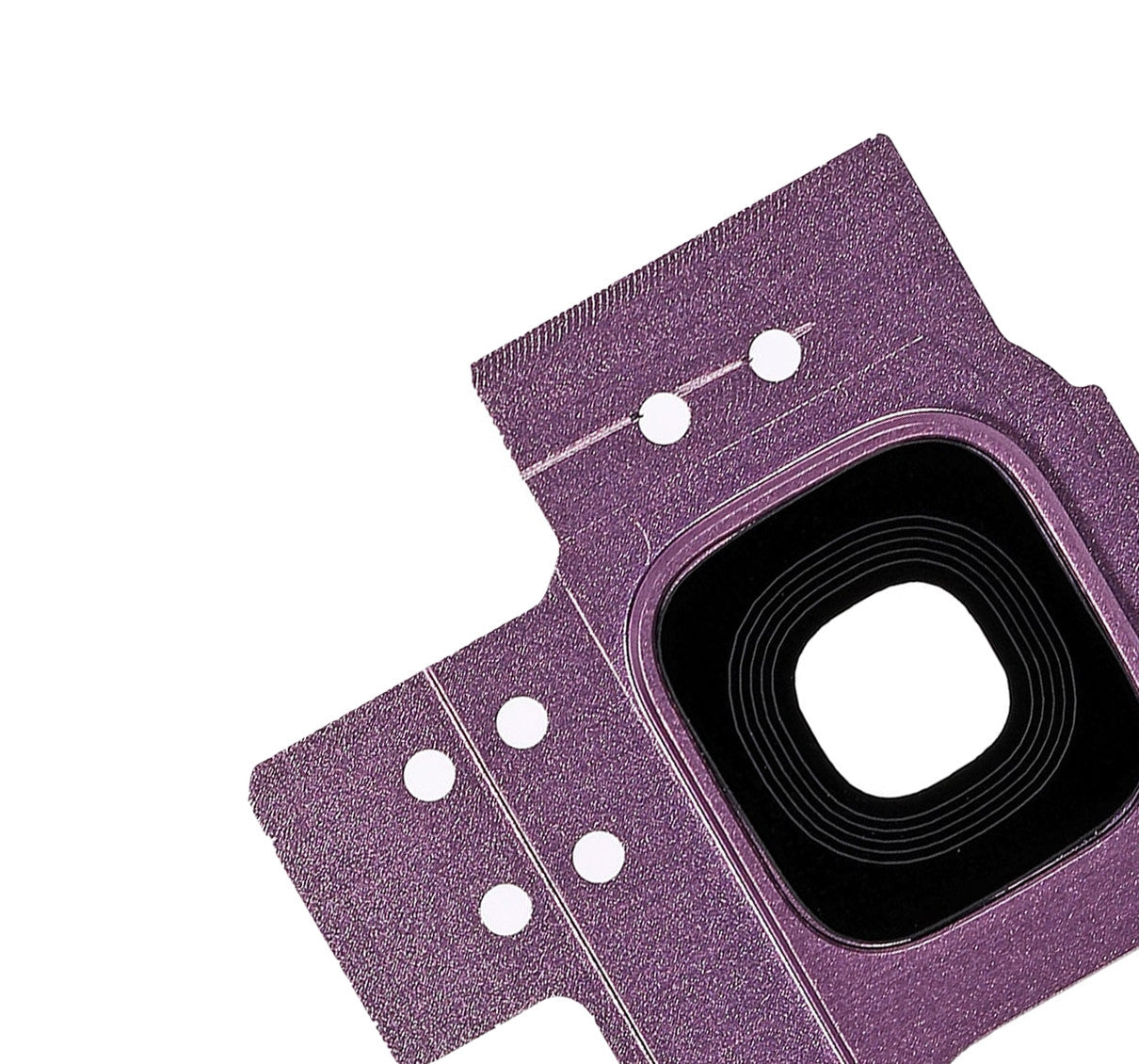 REPLACEMENT FOR SAMSUNG GALAXY S9 SM-G960 REAR CAMERA HOLDER WITH LENS - PURPLE