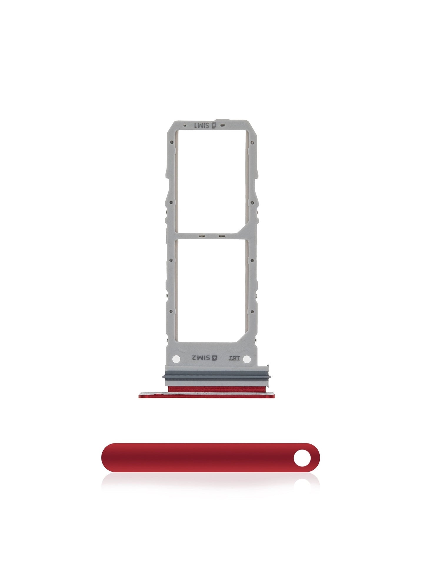 REPLACEMENT FOR SAMSUNG GALAXY NOTE 10 DUAL SIM CARD TRAY - RED