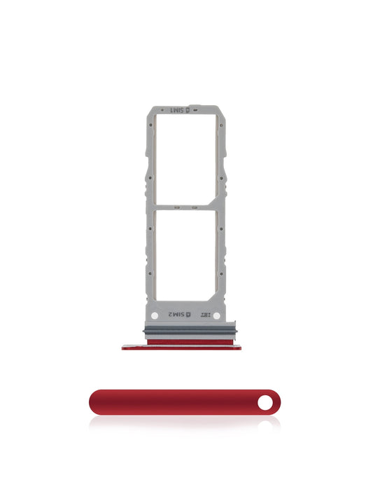 REPLACEMENT FOR SAMSUNG GALAXY NOTE 10 DUAL SIM CARD TRAY - RED